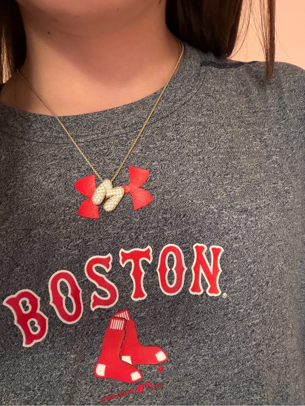Gold Bubble Letter “M” Necklace 20’’ Chain Length